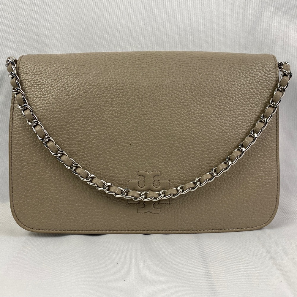 Tory Burch Thea Crossbody Clutch Bag French Grey 55371